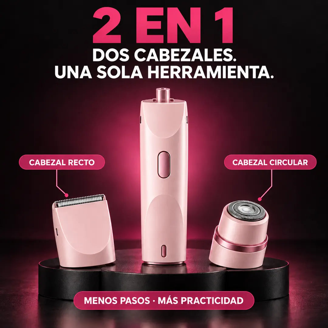 Nuvia Care 2 en 1 con cabezal recto y circular
