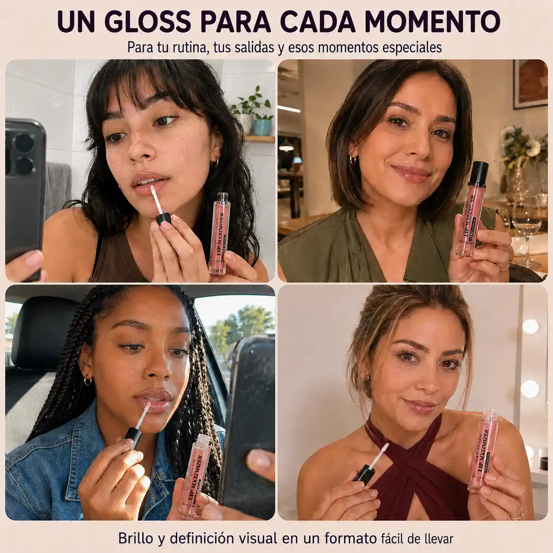 Mírame Gloss™ Brillo espejo y apariencia de mayor volumen