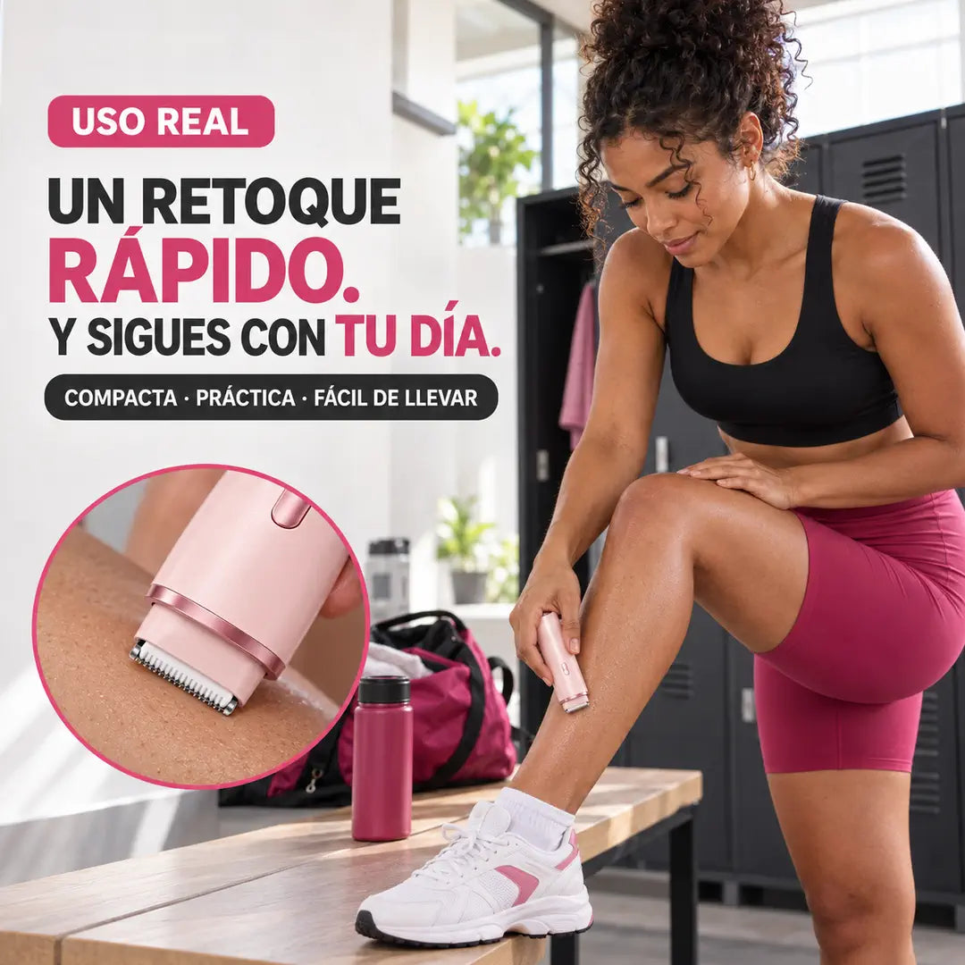 Uso real de Nuvia Care para un retoque rápido