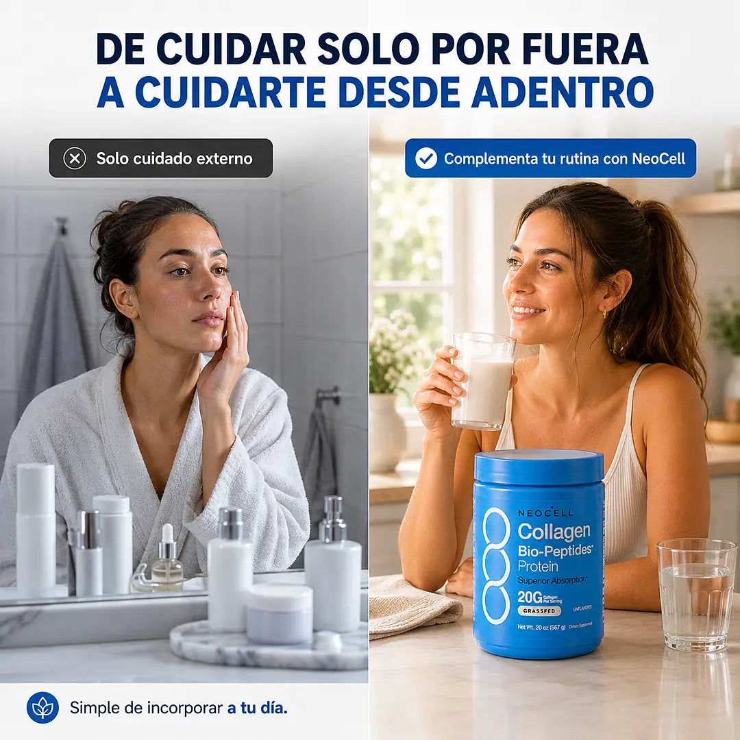 NeoCell Lúmina™ Tu rutina de belleza también puede empezar desde adentro.