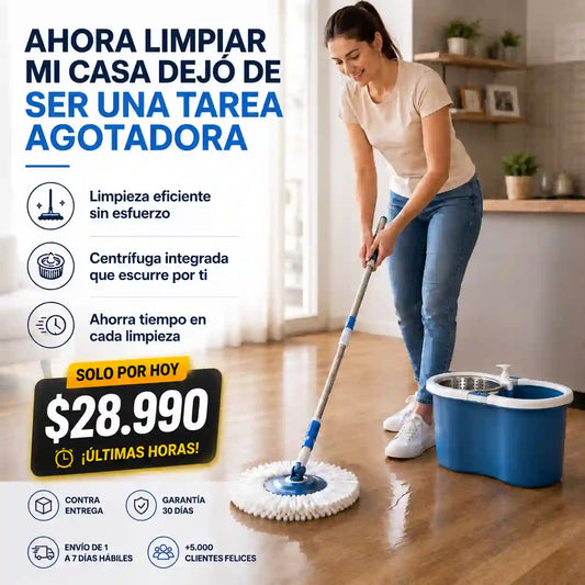 Mopa 360° con balde centrifuga Pro™