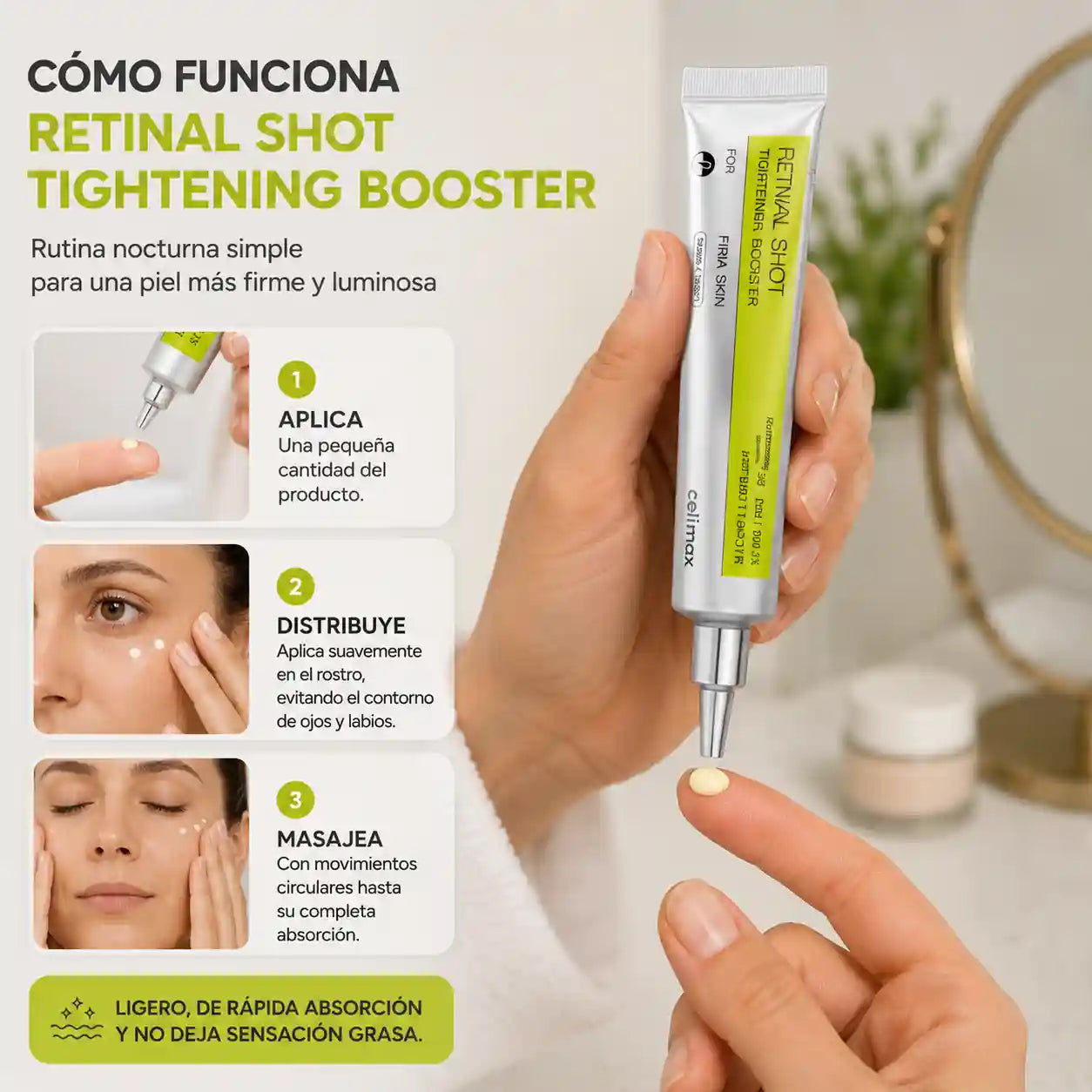 Crema Facial Antiarrugas Retinal Celimax™