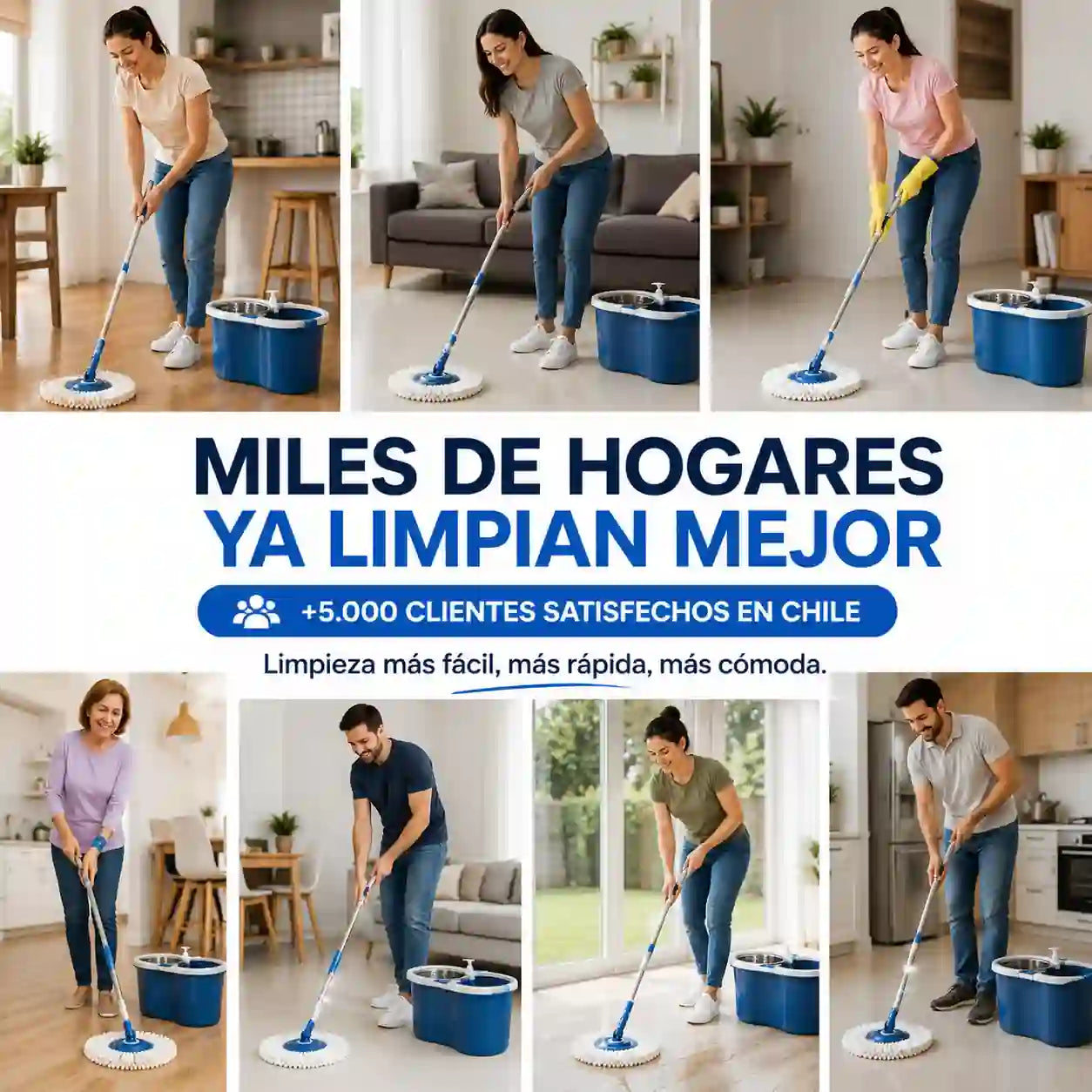 Mopa 360° con balde centrifuga Pro™