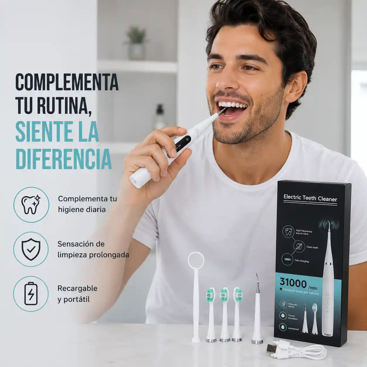 SmileCare Pro™ Limpiador Dental Quita Sarro