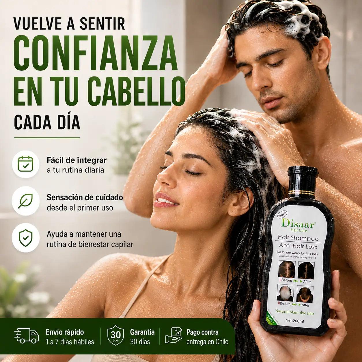 Renace Hair Care™ Shampoo Anticaída Disaar
