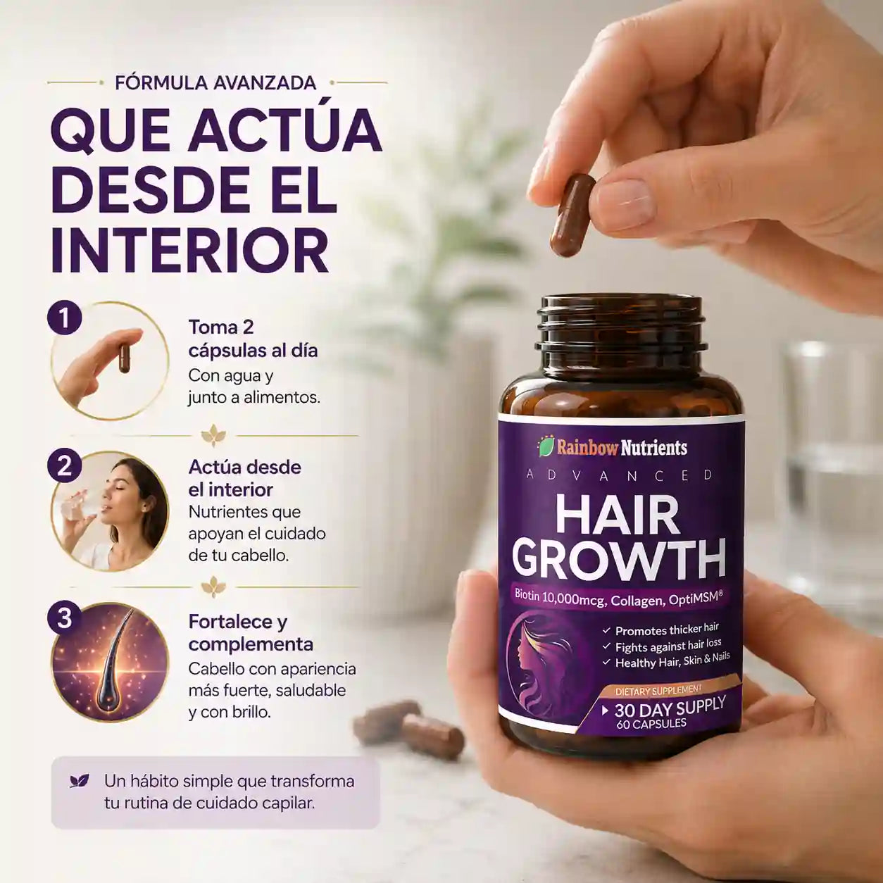 Renova Hair™ Hair Growth - Tratamiento Capilar
