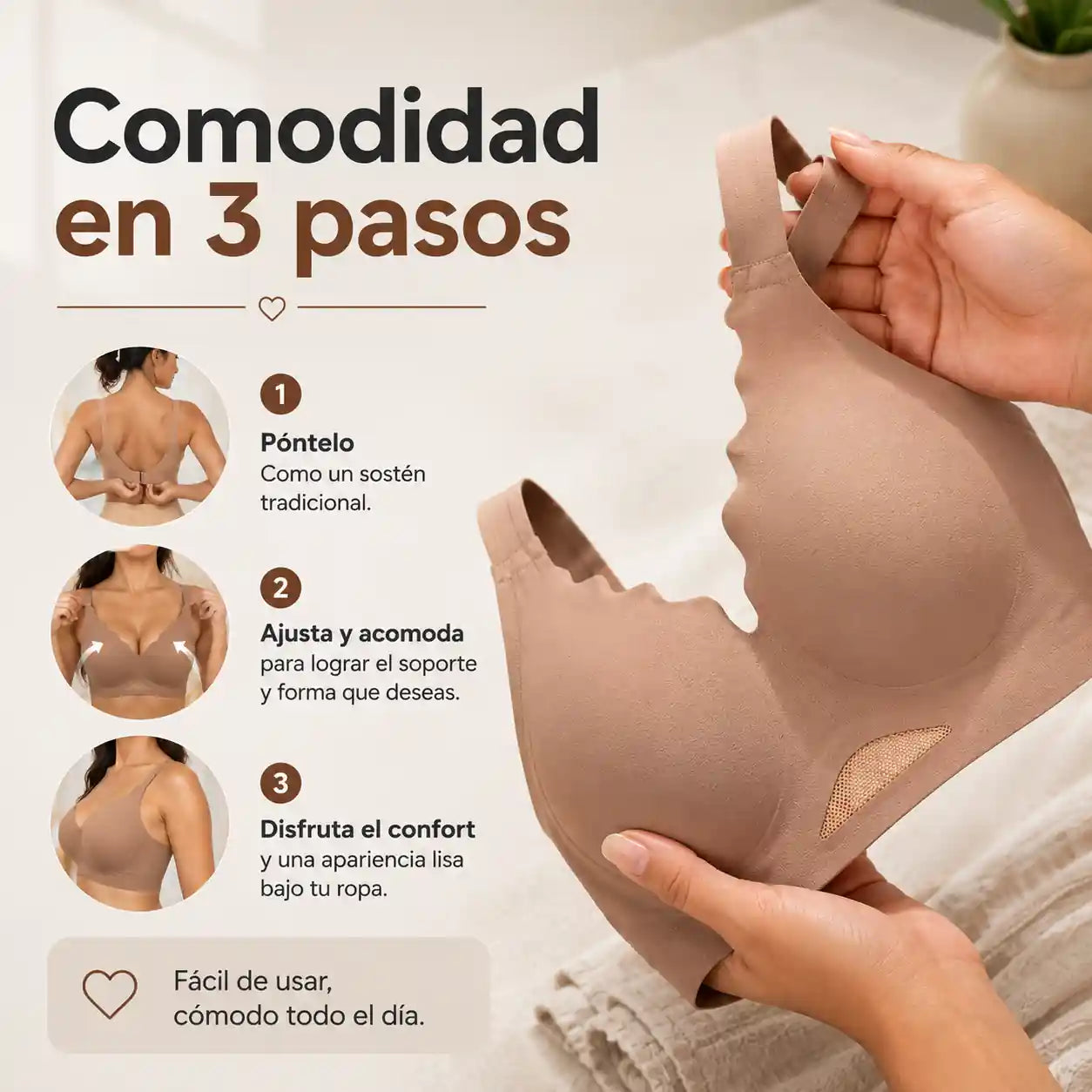SoftBra™ Sósten sin Aros que moldea