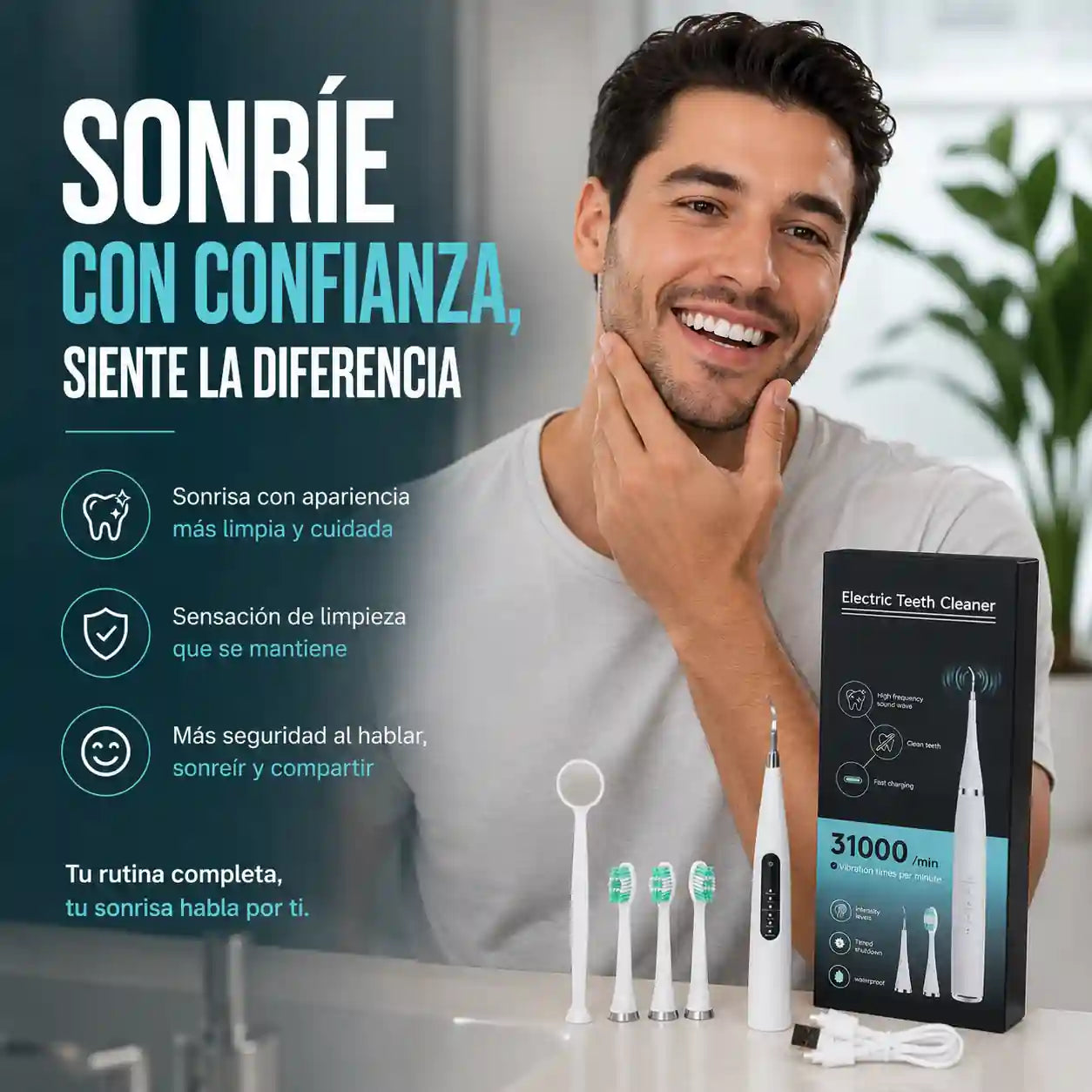 SmileCare Pro™ Limpiador Dental Quita Sarro