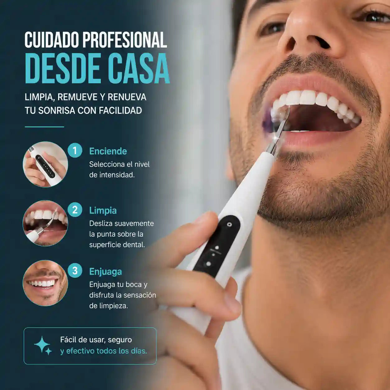 SmileCare Pro™ Limpiador Dental Quita Sarro