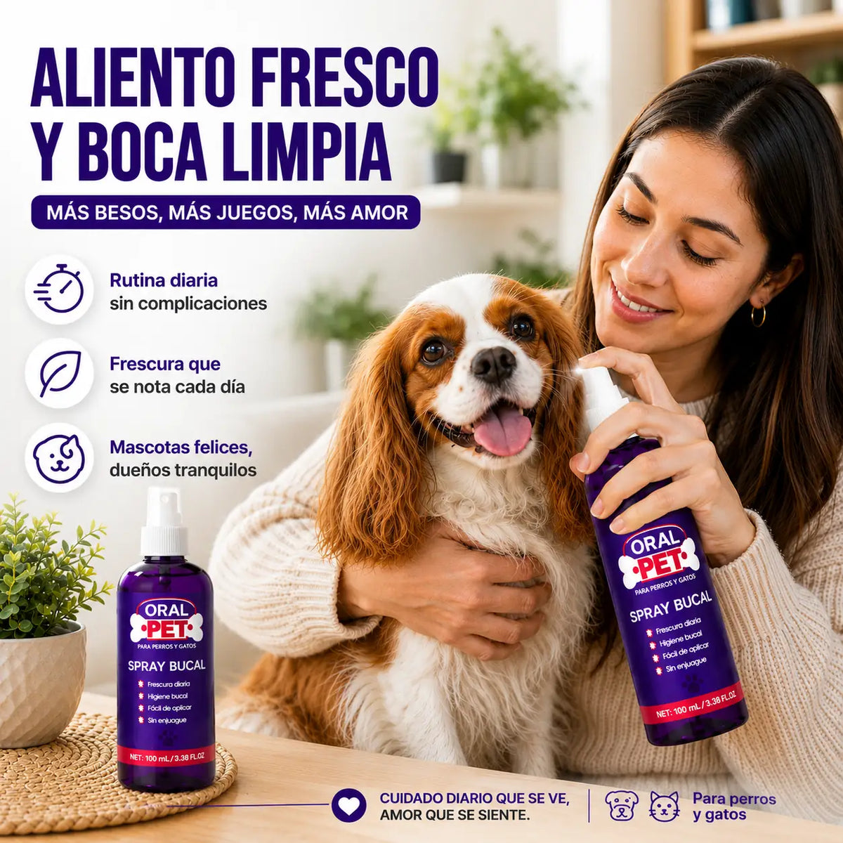 Hocico Feliz™ Oral Pet Spray Bucal