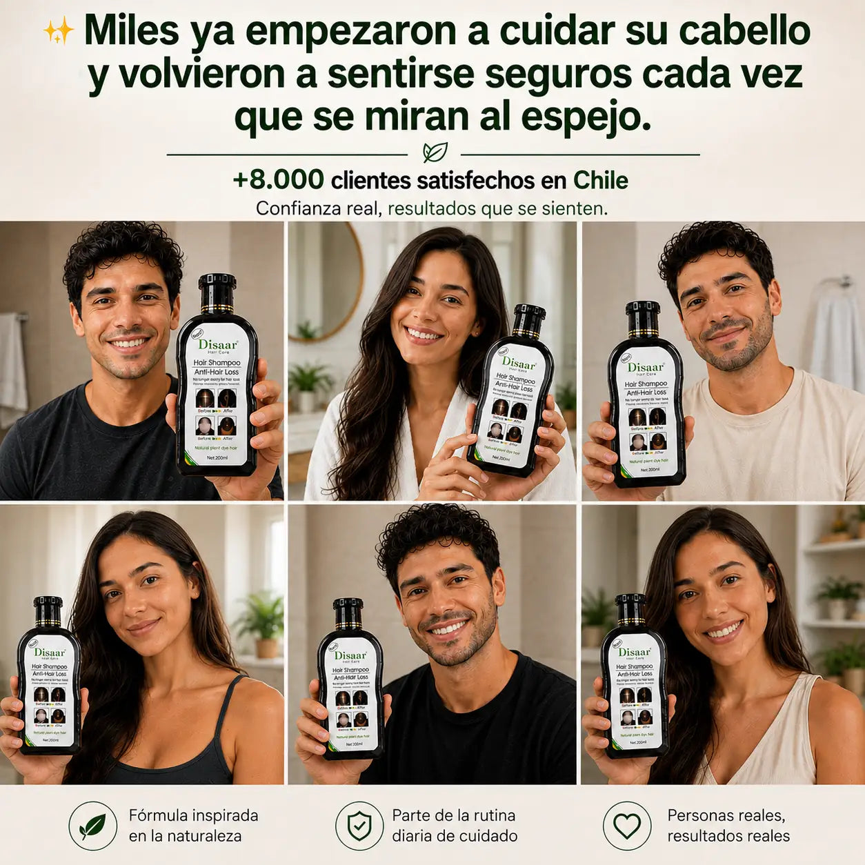 Renace Hair Care™ Shampoo Anticaída Disaar