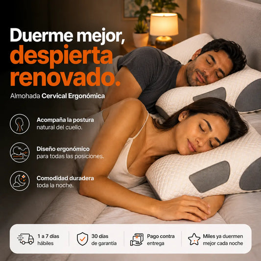 Nuvora™ Almohada Cervical Ergonómica