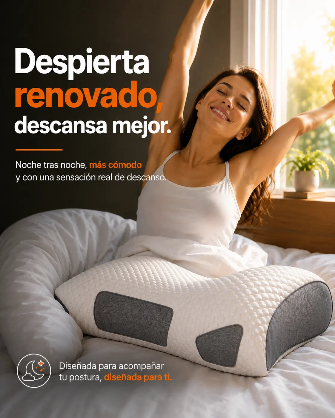 Nuvora™ Almohada Cervical Ergonómica
