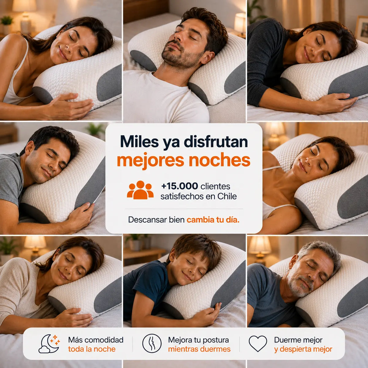 Nuvora™ Almohada Cervical Ergonómica