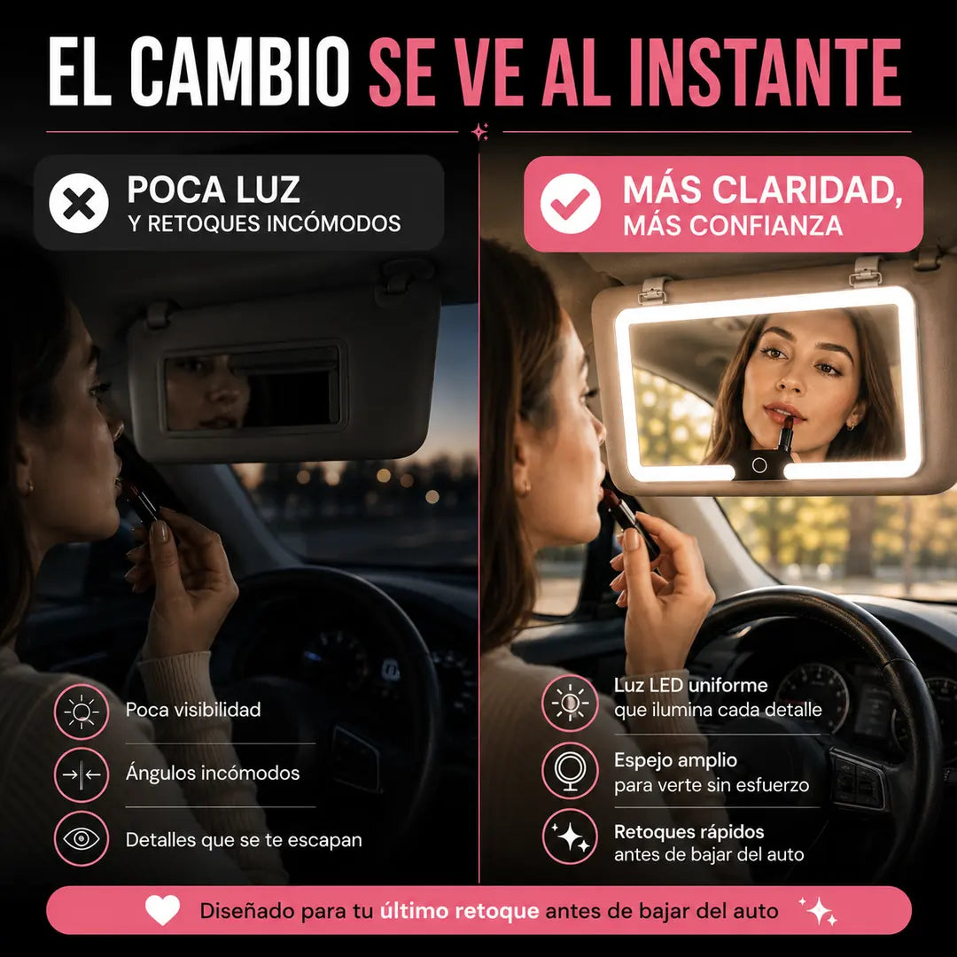 LUMIRA™ Espejo LED para Auto