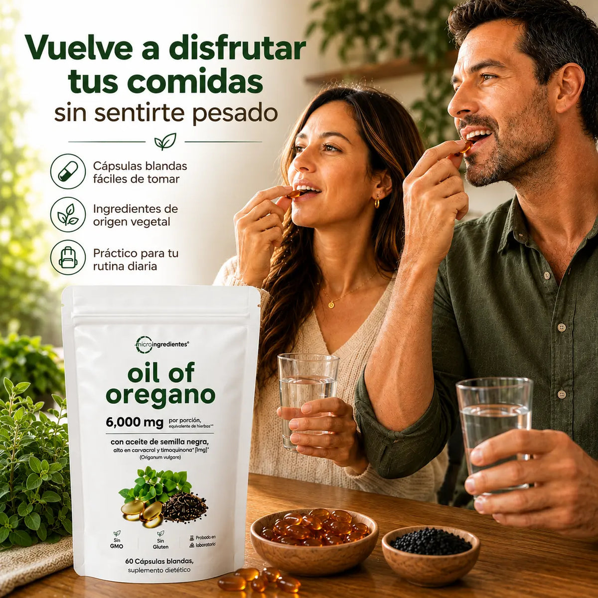 VivaOrigen™ Aceite de Orégano´ Un pequeño hábito para tu bienestar diario