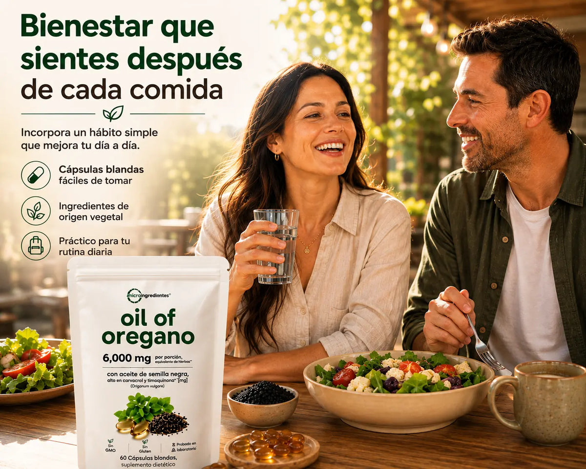 VivaOrigen™ Aceite de Orégano´ Un pequeño hábito para tu bienestar diario