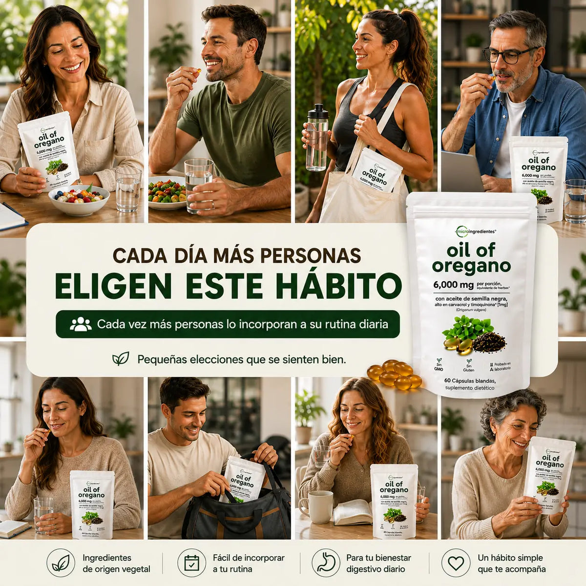 VivaOrigen™ Aceite de Orégano´ Un pequeño hábito para tu bienestar diario