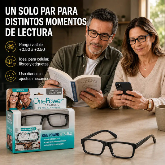 VistaFlex™ — Un solo par. Para cada momento de lectura