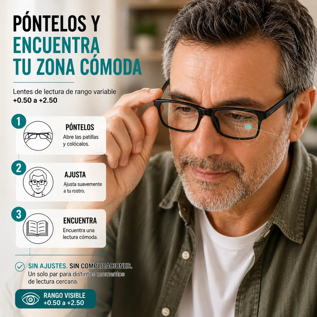 VistaFlex™ — Un solo par. Para cada momento de lectura
