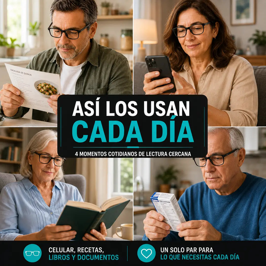 VistaFlex™ — Un solo par. Para cada momento de lectura