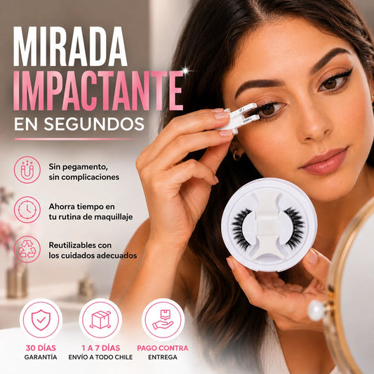 MagnaLash™ Pestañas Magnéticas para una Mirada que Impacta